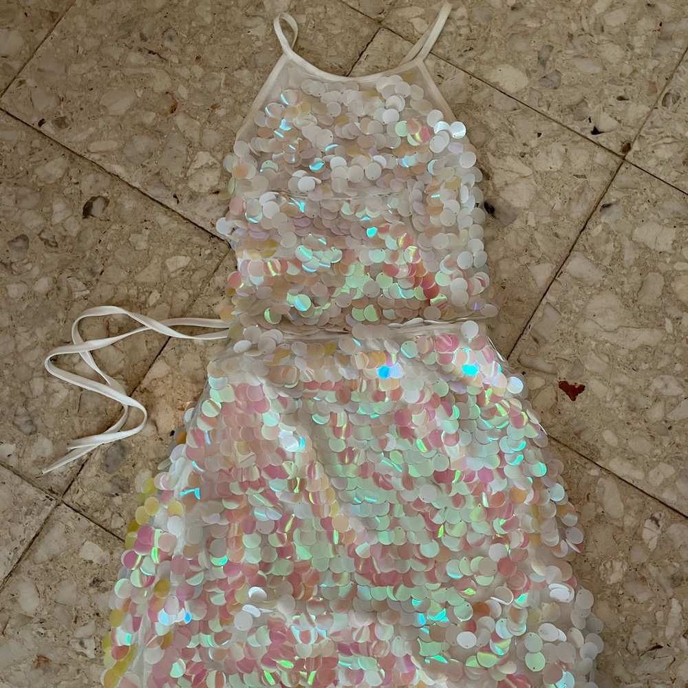 Pretty Little Thing sequin dress